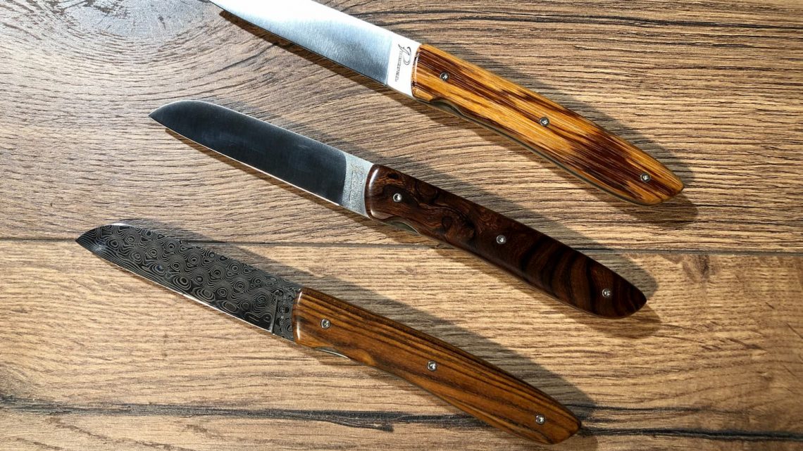 Etui ceinture cuir pour couteau fermant - Goyon-Chazeau