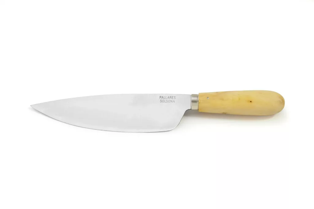 Couteau de chef 22 cm Pallarès Solsona avec lame en acier carbone